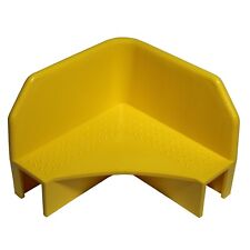 4 x Stapelecke für Holzaufsatzrahmen Stapelhilfe Kunststoff gelb Aufsatzrahmen