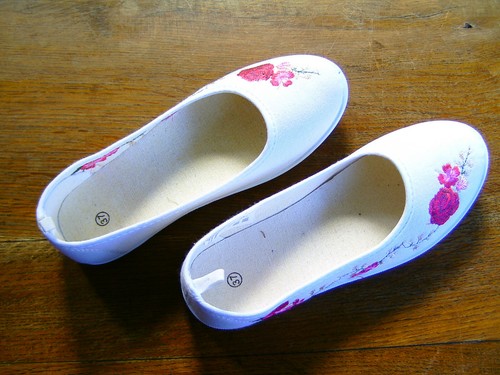 Damen ballerinas weiß gr - -,