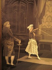 Antique LA LECON de RAPIERE