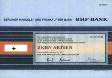 Berliner Handelsbank Frankfurt