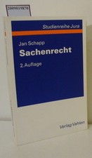 Sachenrecht Schapp,  Jan: