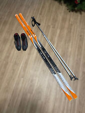 FISCHER 174CM NORDIC CRUISING 174 LANGLAUFSKI SKI mit Schuhe 39 und Bindung Set