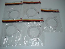 5 Stück je 3m = 15 Meter V7 Antennenkabel Kabel TV DVB-T Analog Digital-