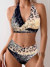 Glitzer bikini mit - ✨, glitzer-bikini