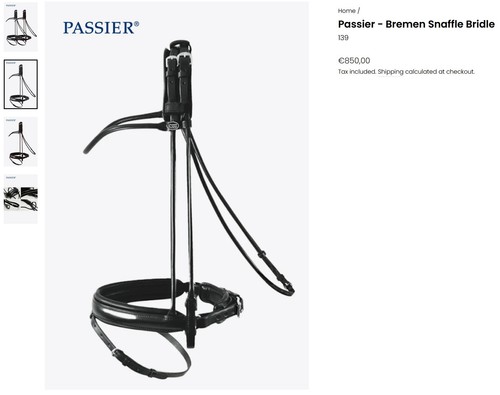 Passier trense bremen leder - passier,
