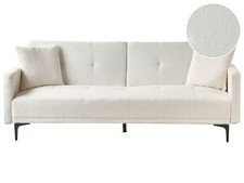 Sitzer schlafsofa bouclé - schlafsofa,