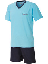 Herren Schlafanzug kurz 100%