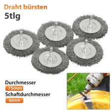 5-tlg Drahtbürsten