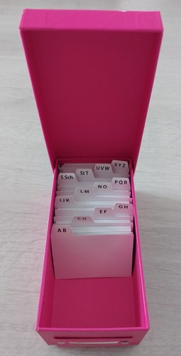 Karteibox pink karteikasten - pink,