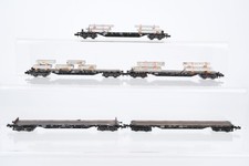 Minitrix N Konvolut Flachwagen