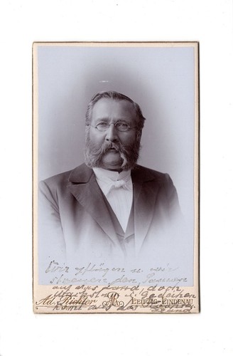 Cdv foto herrenportrait - cdv,