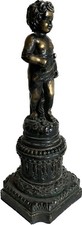 Skulptur figur putto - skulptur,
