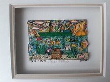 James Rizzi 3D, Go Fish 2002, 299/350, gerahmt, handsigniert
