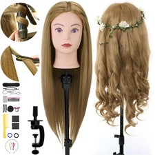 80% Echtes Haar Übungskopf