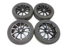 4x Kompletträder Alu Winterreifen 215/55R17 5X114.3 4.40-7.27mm für Nissan Ju...