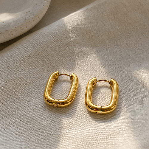 Gold creolen damen - gold,