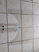 Rollstuhl Therapietisch 63x52cm Plexiglas transparent aus Nachlass WIE NEU