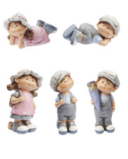 Dekofigur 7-9 cm Schulkind