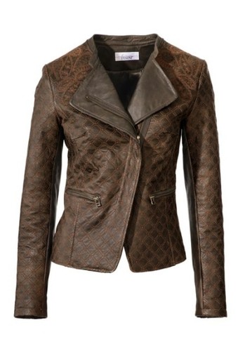 Designer lederjacke linea - ,