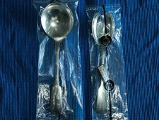 *RAR* Wilkens „Spaten“ 800er-Silber, Salatgabel und -löffel