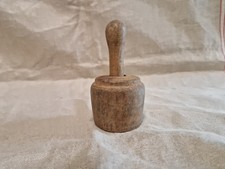 (G) alte Holzbutterform