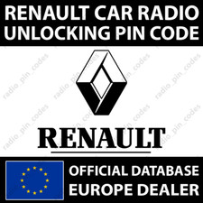 RENAULT RADIO UNLOCKING PIN