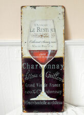 Blechschild Metallschild Wein