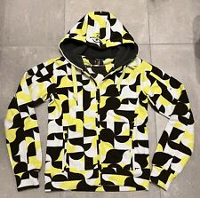 CHIEMSEE Kapuzen-Fleecejacke m.Jumper&Logostickerei~weiß/gelb/braun~wNeu