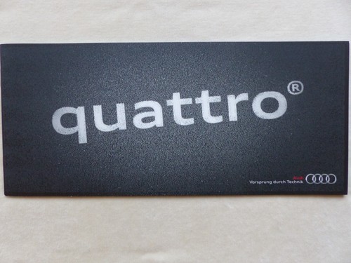 Audi quattro allradantrieb - allradantrieb, a1