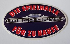 Werbe-Aufkleber SEGA Mega