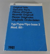 Bildkatalog Teilekatalog VW