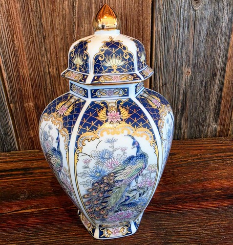 Japanische vintage deckelvase - japanische,