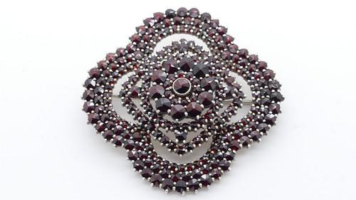 Böhmische granat schmuck - granat,