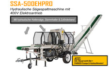 Lumag Elektro-Sägespaltautomat SSA500EH-PRO hydraulisch Holzspalter Spaltautomat