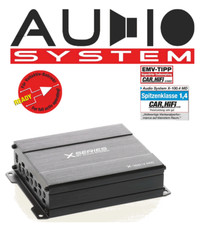Audio System X-100.4 D 4 Kanal digitaler Hochleistungs-Verstärker 4x100 Watt RMS