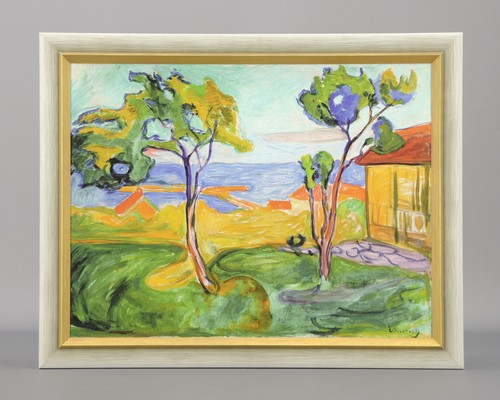 Edvard munch bild der garten - munch:,