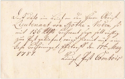 Hannover 1781 seltener