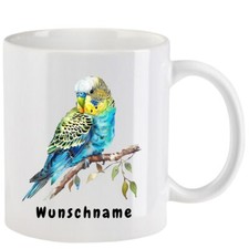 Tasse mit wellensittich - tasse,