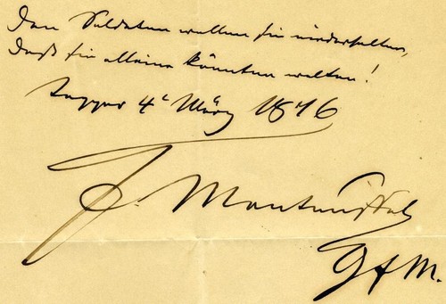 Autograph edwin hans karl - hans,