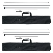 2er-Set Beachflag Fahnenmast