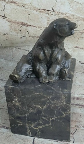 Bronze skulptur eisbär - bronze,