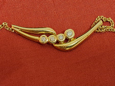 333 Goldkette 8 Karat Gelbgold