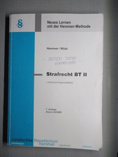 Hemmer Skripte Strafrecht BT