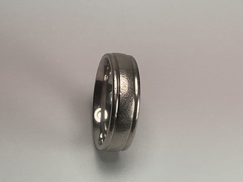 Platin ring band massiv - platin,