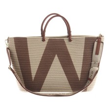 Shopper Max Mara Weiß Braun