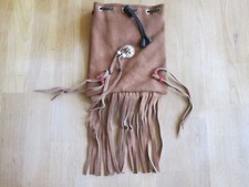 Gürteltasche Wildleder mit Fransen Westernstyle