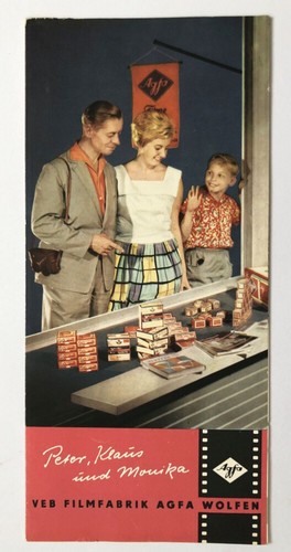 Agfa veb filmfabrik wolfen - agfa,