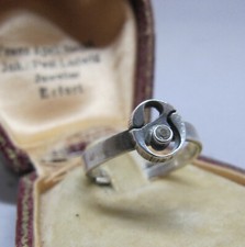 Ring Sten& Laine Finland 925 Silber Bergkristall finfeelings Gr. 49 rock crystal