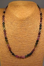 Tourmaline chain necklace