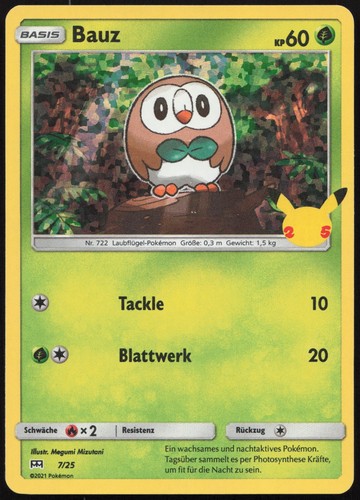 Pokémon bauz holo mcdonalds - bauz,